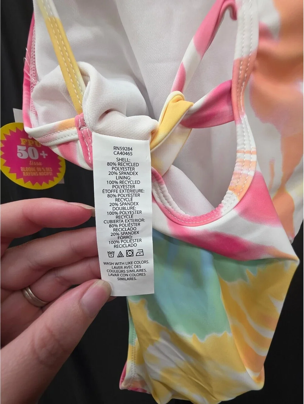 THE CHILDREN’S PLACE GIRLS ONE‑PIECE SWIMSUIT COSMOS SIZE SMALL